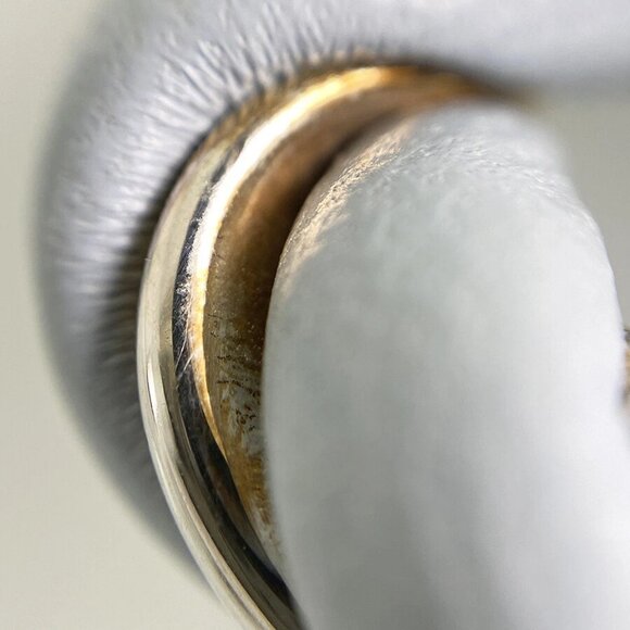 BOTTEGA VENETA suck triangle Leather Earring - Picture 9 of 11